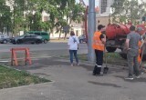 Сотрудникам «Водоканала» удалось победить потоп на улице Ленинградской