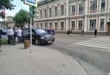 Сегодня в центре Вологды в ДТП попал любимый внедорожник заместителя губернатора области Михаила Глазкова