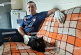 Кот-спасатель Беляш вернулся на службу после больничного