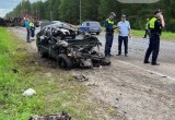 Водитель легковушки погиб после столкновения с лесовозом на федеральной трассе под Великим Устюгом