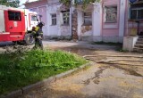 В Вологде загорелась общественная баня на Советском проспекте