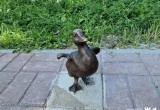В Череповце поселилась бронзовая утиная семья