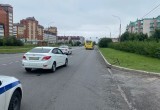 В Вологодской области дама на иномарке сбила юного самокатчика
