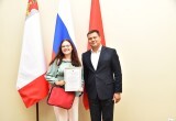 Мэр Вологды поздравил школьниц, которые стали победителями и призерами конкурса "Большая перемена!"