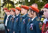 Орден Мужества вручили сегодня жене и детям бойца, отдавшего жизнь за Россию
