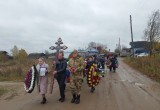 В Вологодской области простились с погибшим в ходе СВО кавалером Ордена Мужества