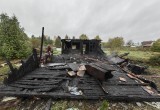 В Вологодской области семья не успела порадоваться новой даче: все сгорело дотла