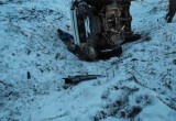 В Вологодской области шустрый водитель «Нивы» чуть не убил себя и своих пассажиров, оказавшись в кювете