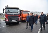 Мэр Вологды принял парад снегоуборочной техники 