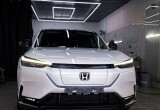 Оклеили зоны риска полиуретановой бронепленкой Quantum Pro на автомобиле Honda E:NS1