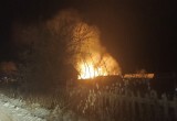В Вологодской области несколько минут назад неизвестный дачник лишился дома