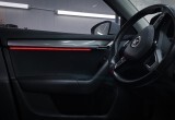 Skoda Octavia A7. Установили контурную подсветку салона