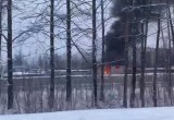 "Ни дня без пожара". В Вологде горят постройки для рабочих в районе "Ленты"