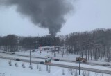 "Ни дня без пожара". В Вологде горят постройки для рабочих в районе "Ленты"