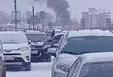 "Ни дня без пожара". В Вологде горят постройки для рабочих в районе "Ленты"