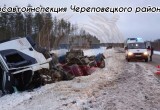 Сбежавший с места ДТП водитель «опрокинул» два грузовика в кювет в Череповецком районе