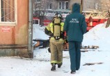 В Вологодской области сегодня днем сгорела квартира на третьем этаже старенького дома