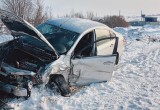 Две легковушки столкнулись на старой Московской дороге
