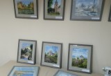 В вологодской глубинке открылась акварельная выставка «Тихие города»