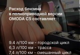 OMODA C5 — самый экономичный кроссовер на российском рынке