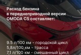 OMODA C5 — самый экономичный кроссовер на российском рынке