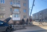 Шустрая опора ЛЭП «перебегала дорогу» в Вологодской области, но не успела