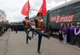 Торжественная встреча агитпоезда прошла на Ж/Д вокзале Вологды (ФОТО)