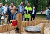 В Парке Ветеранов завершились работы по обустройству детской площадки