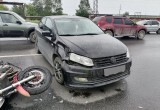 Появились подробности и видео с места ДТП легкового автомобиля и мотоцикла в Вологодской области
