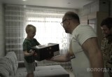Вологодский военкор встретился с семьей погибшего героя
