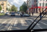 Появились подробности тройного ДТП в Вологде, в котором перевернулся ВАЗ-2112