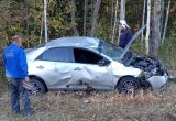 Вологодские спасатели помогли перевернувшимся в машине землякам на трассе «Череповец-Белозерск»