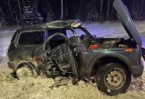 Еще один автомобиль врезался в опору ЛЭП под Вологдой, но обошлось без жертв