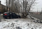 Шикарно расхлестались: серьёзное ДТП на пустой дороге на ул. Можайского в Вологде