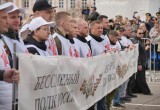 Колонна с портретами героев войны прошла по Вологде в честь 80-летия Победы