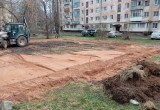 В Вологде началось строительство детских площадок, запланированных на 2025 год