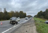 В Сокольском округе после жесткого ДТП 48-летний водитель попал в больницу