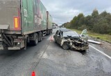 В Сокольском округе после жесткого ДТП 48-летний водитель попал в больницу