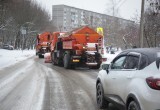 В Череповце коммунальные службы ведут усиленную борьбу со снегопадом