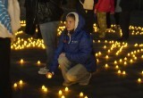 7 тыс. свечей зажгли в Вологде для огненной картины в честь Дня Победы