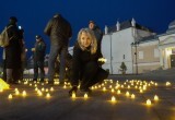 7 тыс. свечей зажгли в Вологде для огненной картины в честь Дня Победы