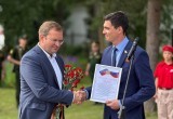 В День памяти и скорби в селе Мякса зажгли Вечный огонь