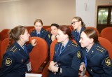 Медаль &laquo;За отличие в учебе&raquo; из рук Министра юстиции Российской Федерации Константина Чуйченко получила курсант ВИПЭ ФСИН России Юлия Филатова