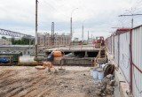 К демонтажу балок пролётного строения Пошехонского путепровода приступили в Вологде