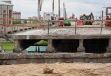 К демонтажу балок пролётного строения Пошехонского путепровода приступили в Вологде