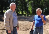 Реконструкция парка Железнодорожников в Бабаево идет полным ходом