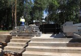 Реконструкция парка Железнодорожников в Бабаево идет полным ходом