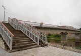  В августе в Вологде начнется ремонт Красного пешеходного моста через реку Вологду