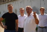 Инвестор завершил демонтаж кровли и старой отделки фасада речного вокзала в Вологде