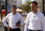 В Вологде на аллее на улице Мира приступили к укладе плитки 